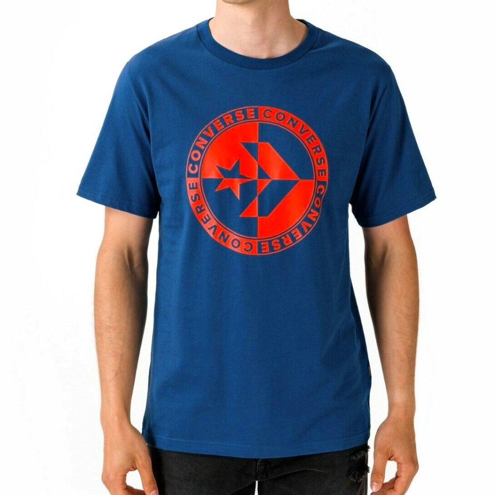Converse Men's Graphic Logo T-Shirt Blue NWT